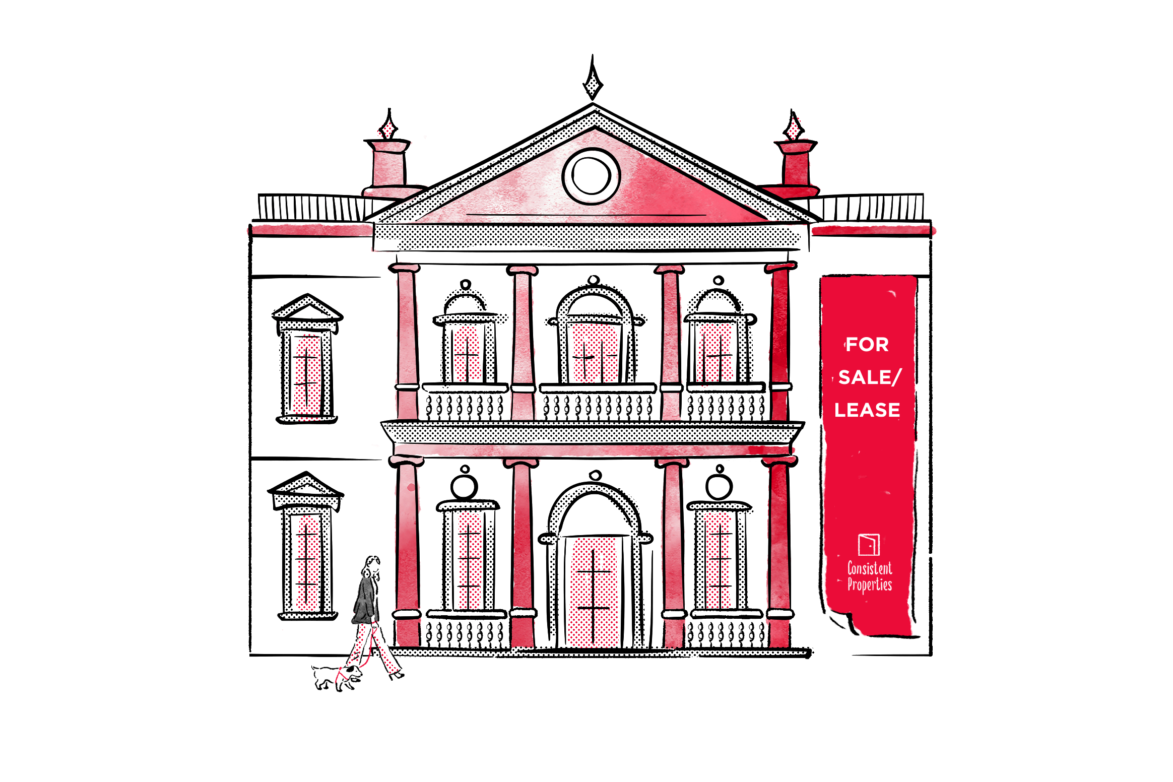 The post looks at startup and mature property developer branding